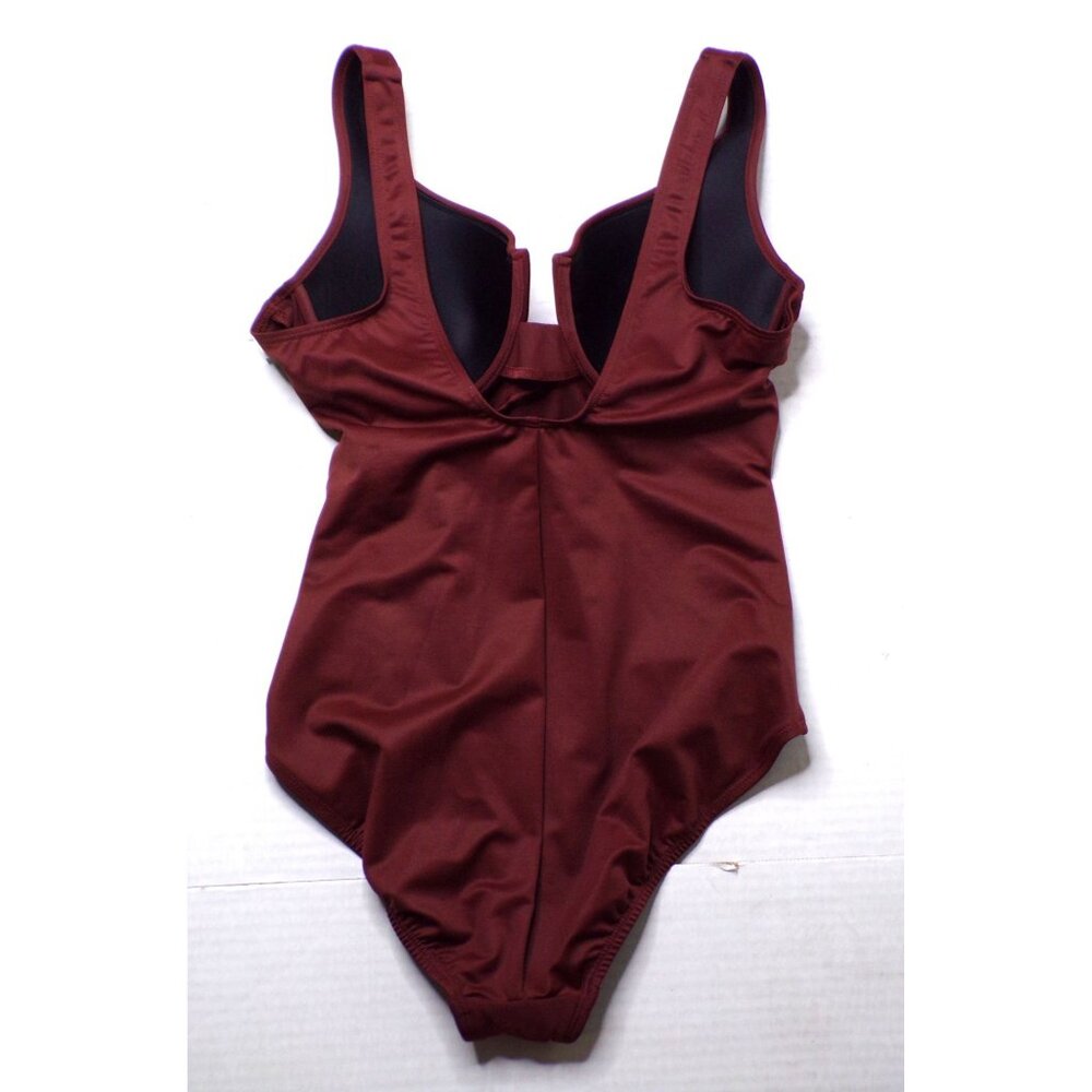 🆕 MIRACLESUIT Must Have Escape Slimming One Piece Swimsuit 12 Brown - Picture 7 of 9